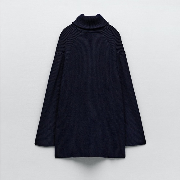 Zara zipper rib knit cardigan - Picture 5 of 6